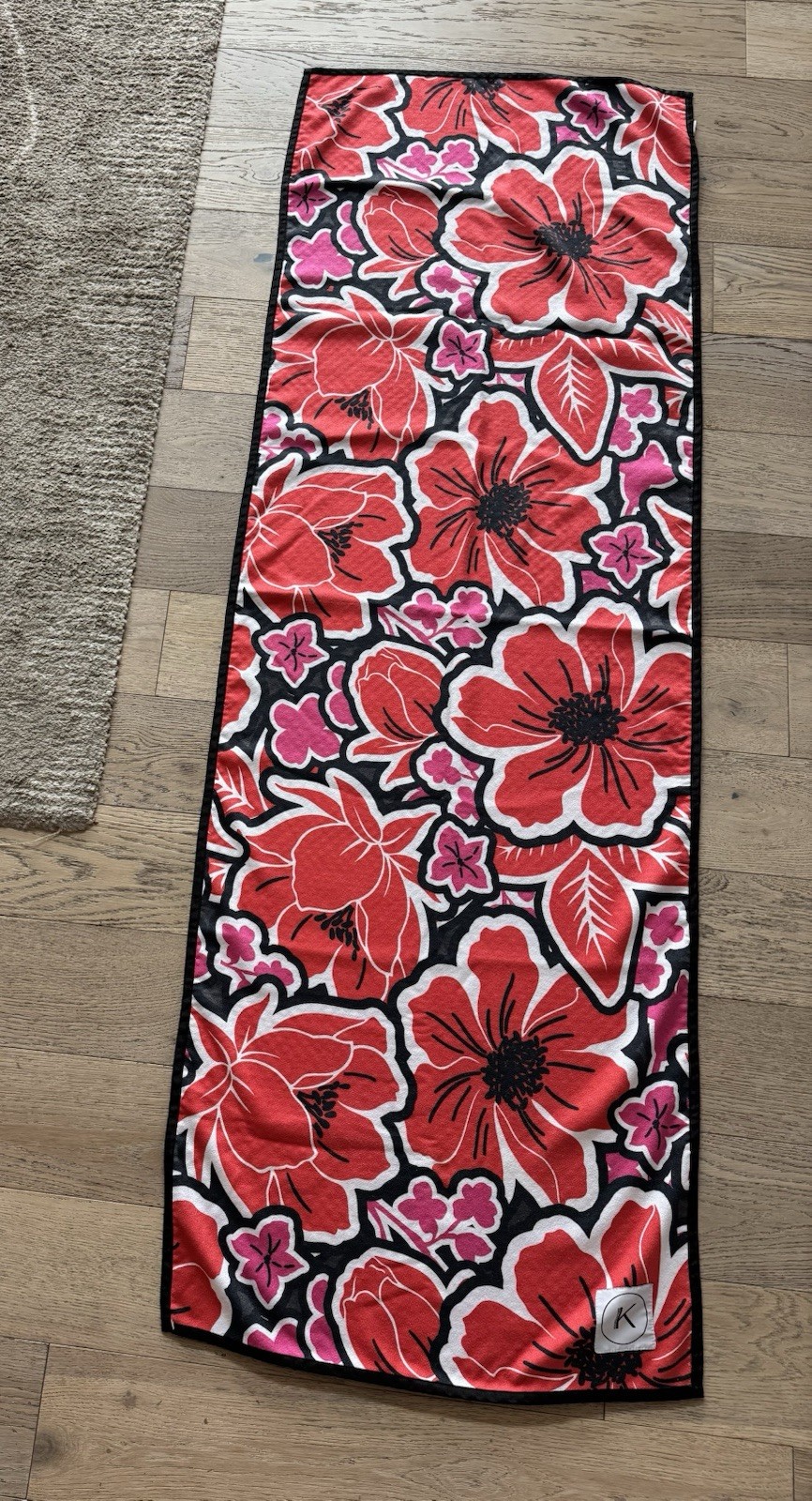 Kaleidoscope Fiery Fusion yoga towel
