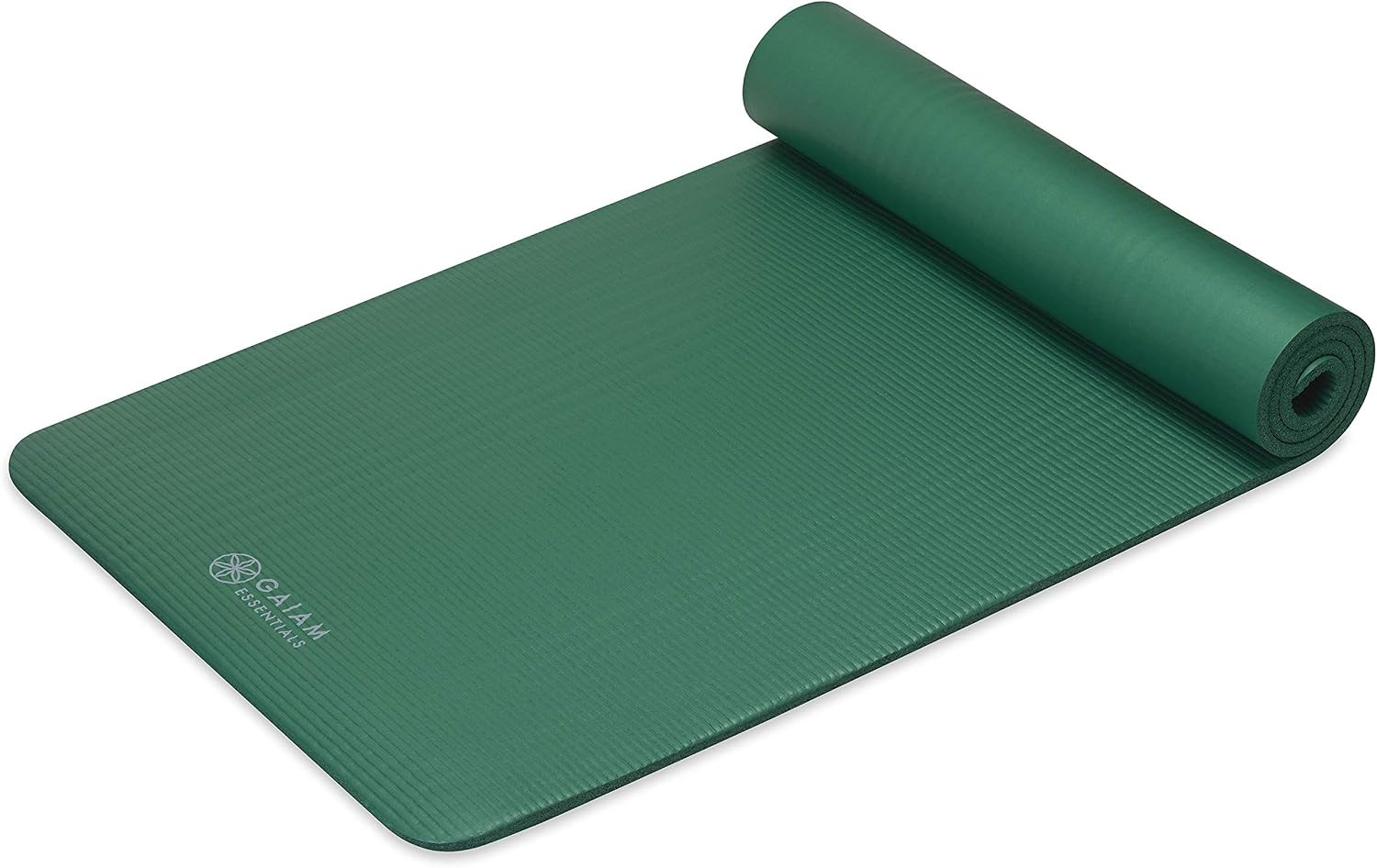 Gaiam Essentials 2/5&Prime; Thick (10Mm) Yoga & Pilates, Fitness & Exercise Mat with E