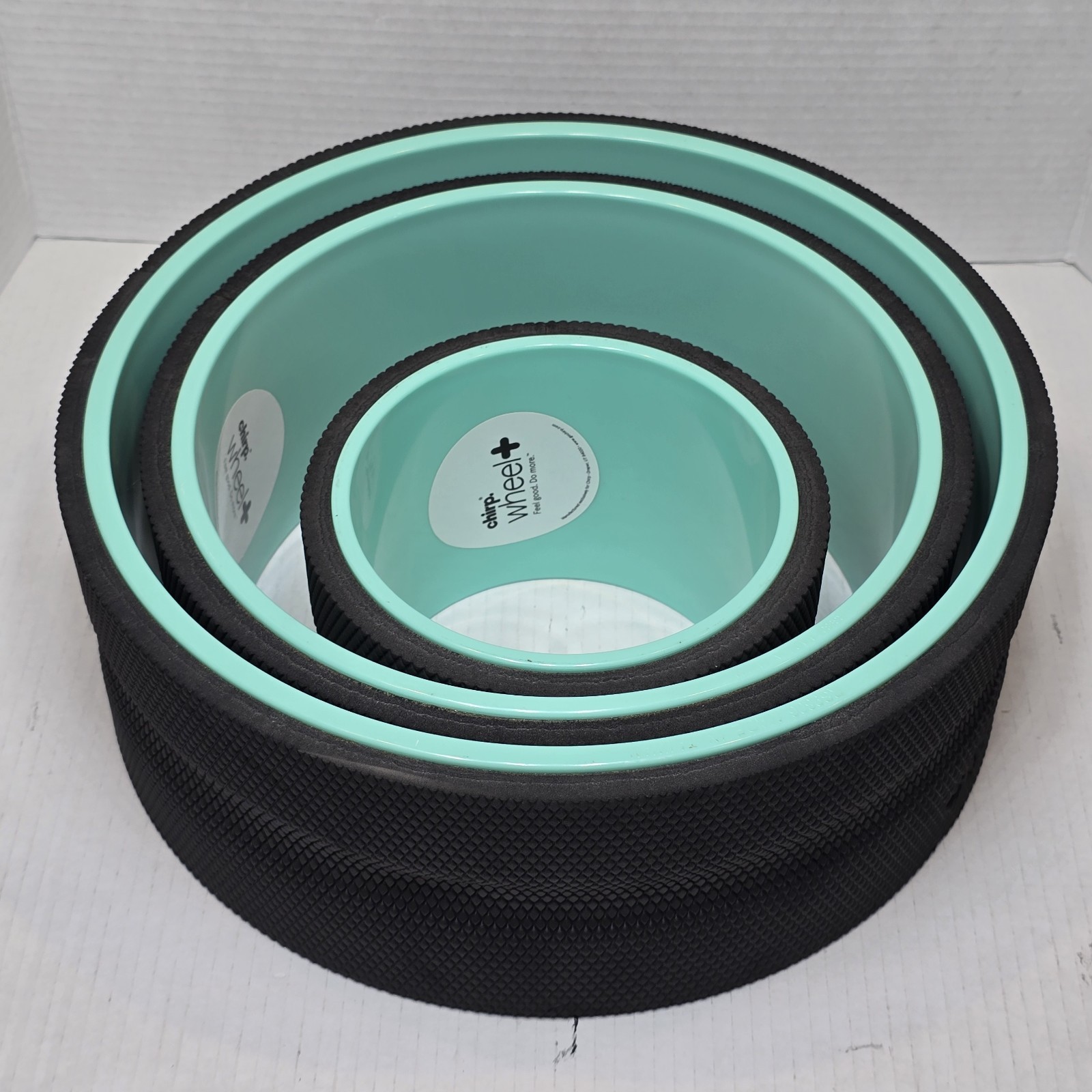 Chirp Wheel Plus + 3 Pack Back Roller Relief Spinal Mobility Stretch 12” 10” 6”