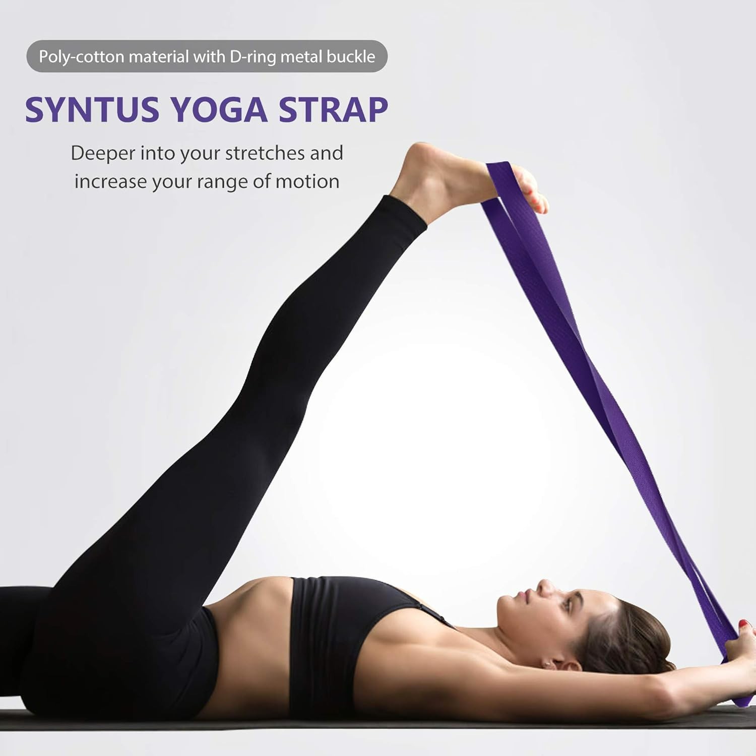 Yoga Block and Yoga Strap Set, 2 Soft Non-Slip Yoga Blocks 9×6×4 inches, 8FT …
