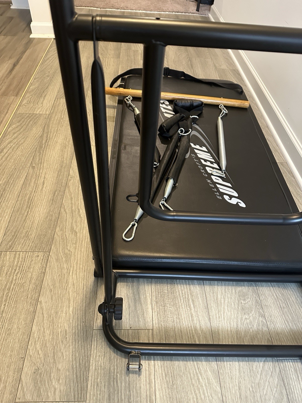 Ellen Croft Supreme Pilates Ballet Barre Body Fitness Ab Yoga Pad Machine