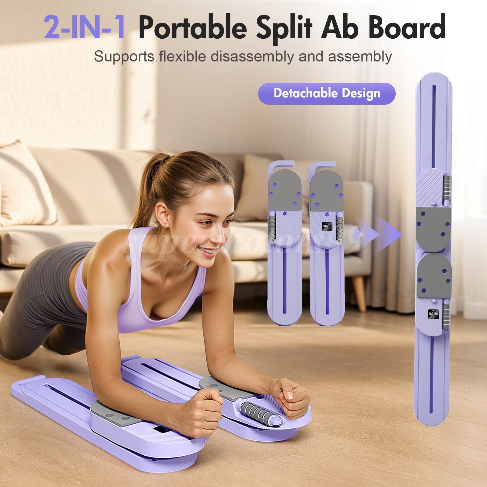 Multi-Purpose Foldable Pilates Reformer Board for Men,Women’s Home Fitness New