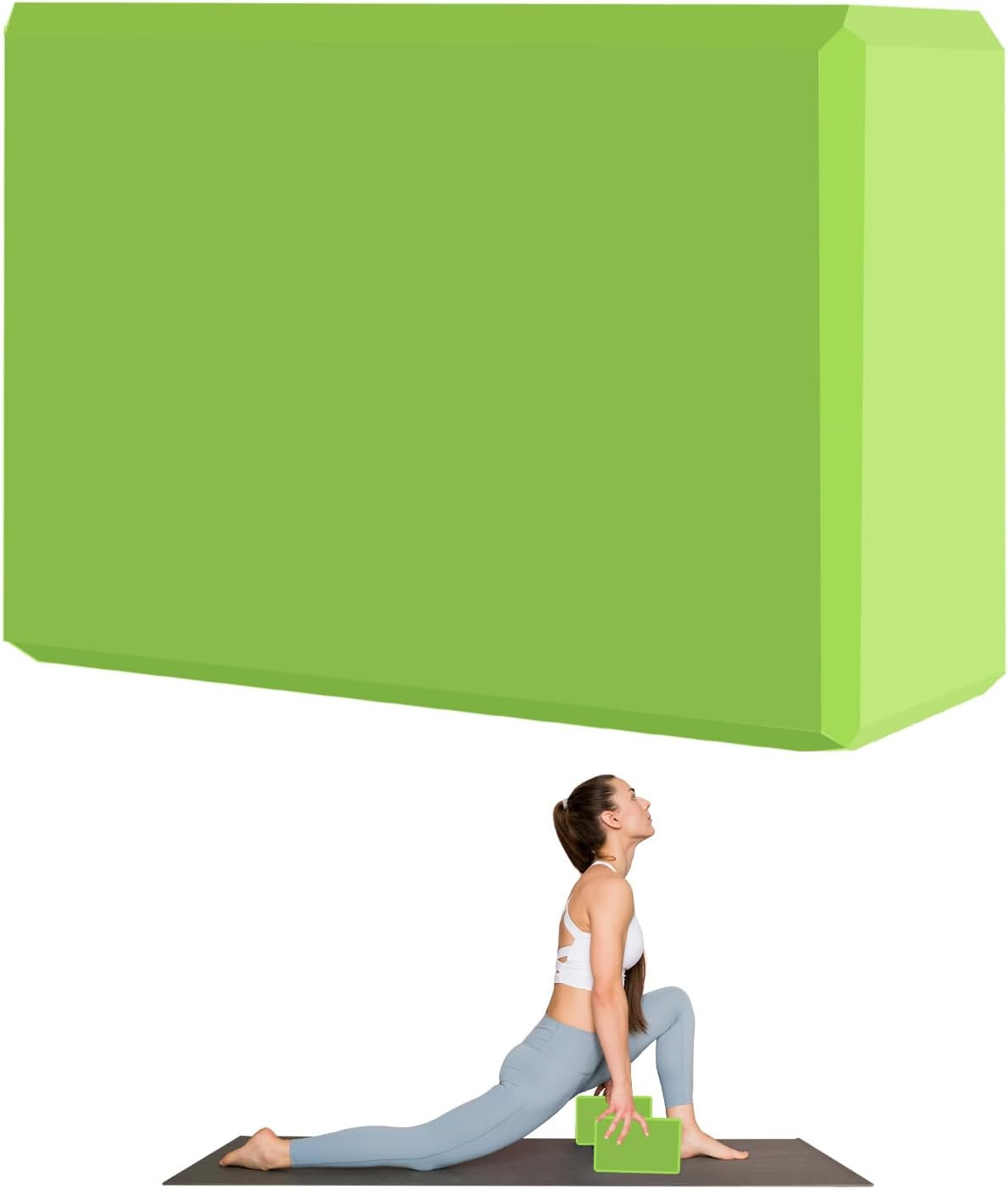 9&Prime;x6&Prime;x3&Prime; Yoga Blocks, Soft Non-Slip Surface Premium Foam Blocks, Supportive, Lig
