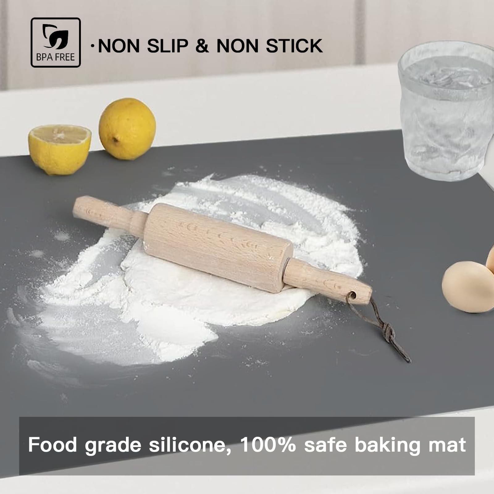 Extra Large Silicone Mat, Silicone Mats for Kitchen Counter 47.3 »x23.6 »x0.0…