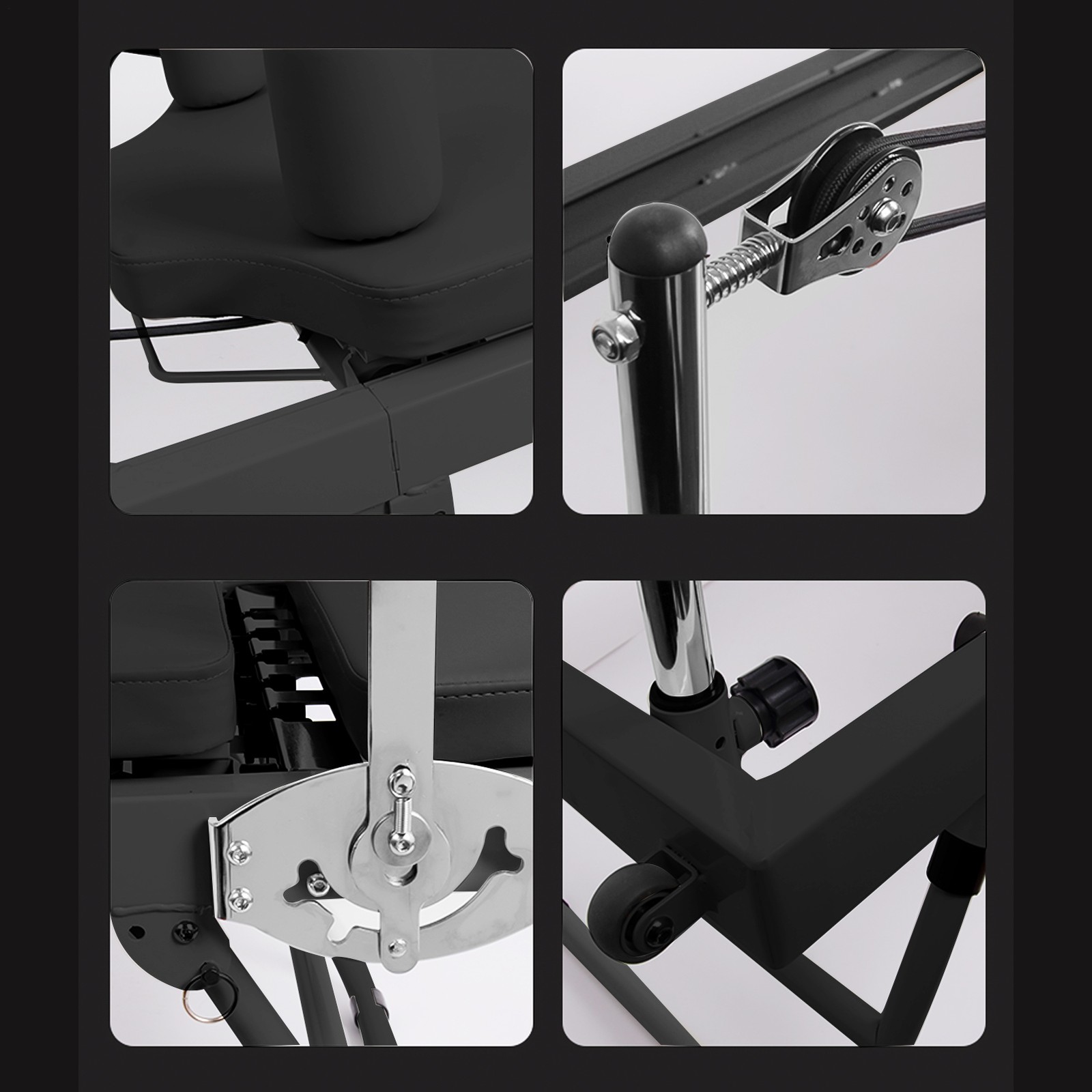 Foldable Pilates Reformer Home Pilates Equipment Studio Gym Workout Machine