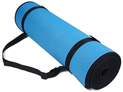 Extra Thick 10mm Anti-Slip Yoga & Pilates Mat with Carrying Strap – 72&Prime;x24&Prime;
