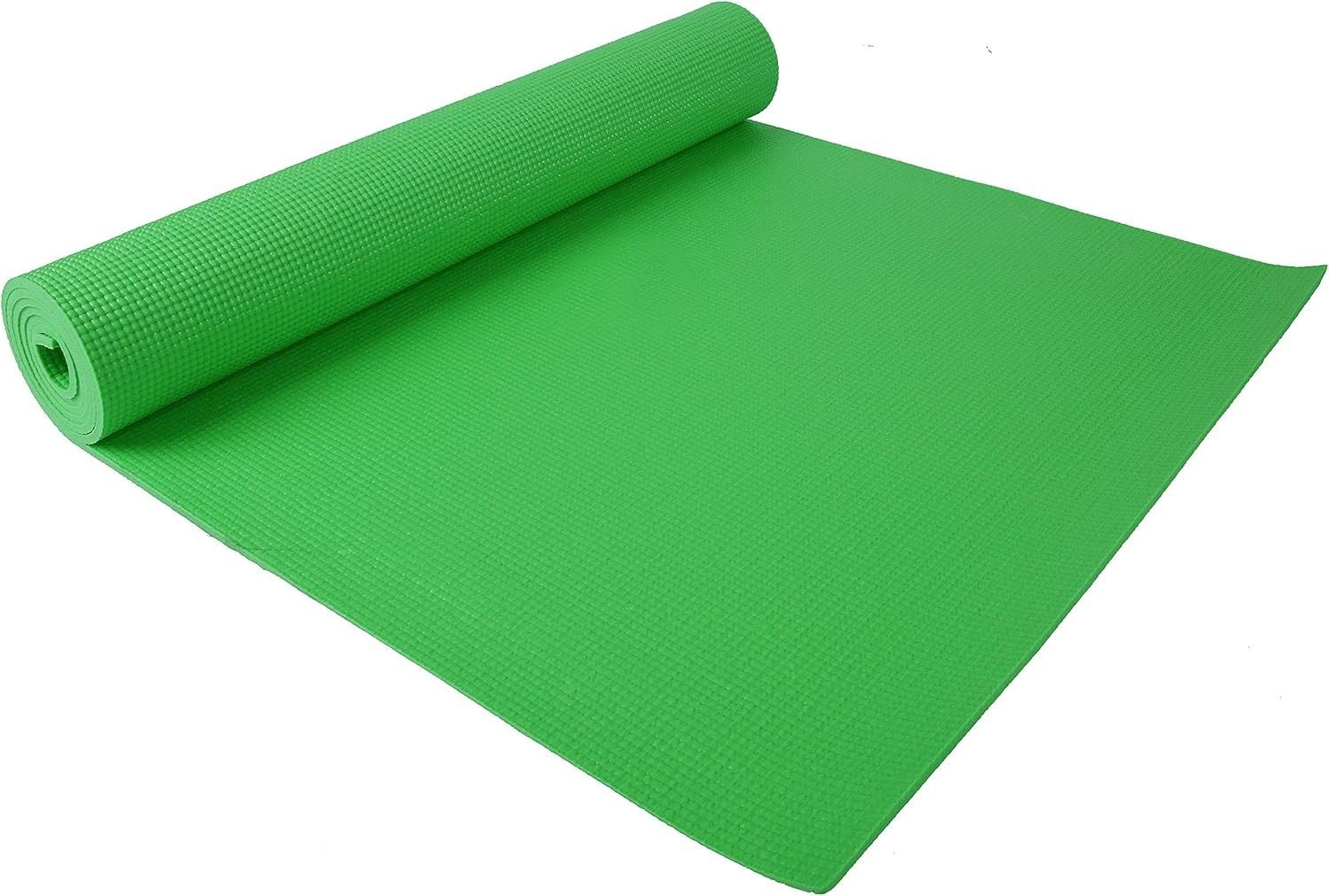 Lightweight High Density 1/4-Inch Yoga Mat with Carrying Strap – Multiple Colors