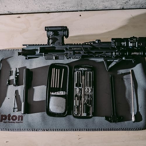 Tipton Maintenance Mat with Neoprene Construction for Pistol One Size, Grey