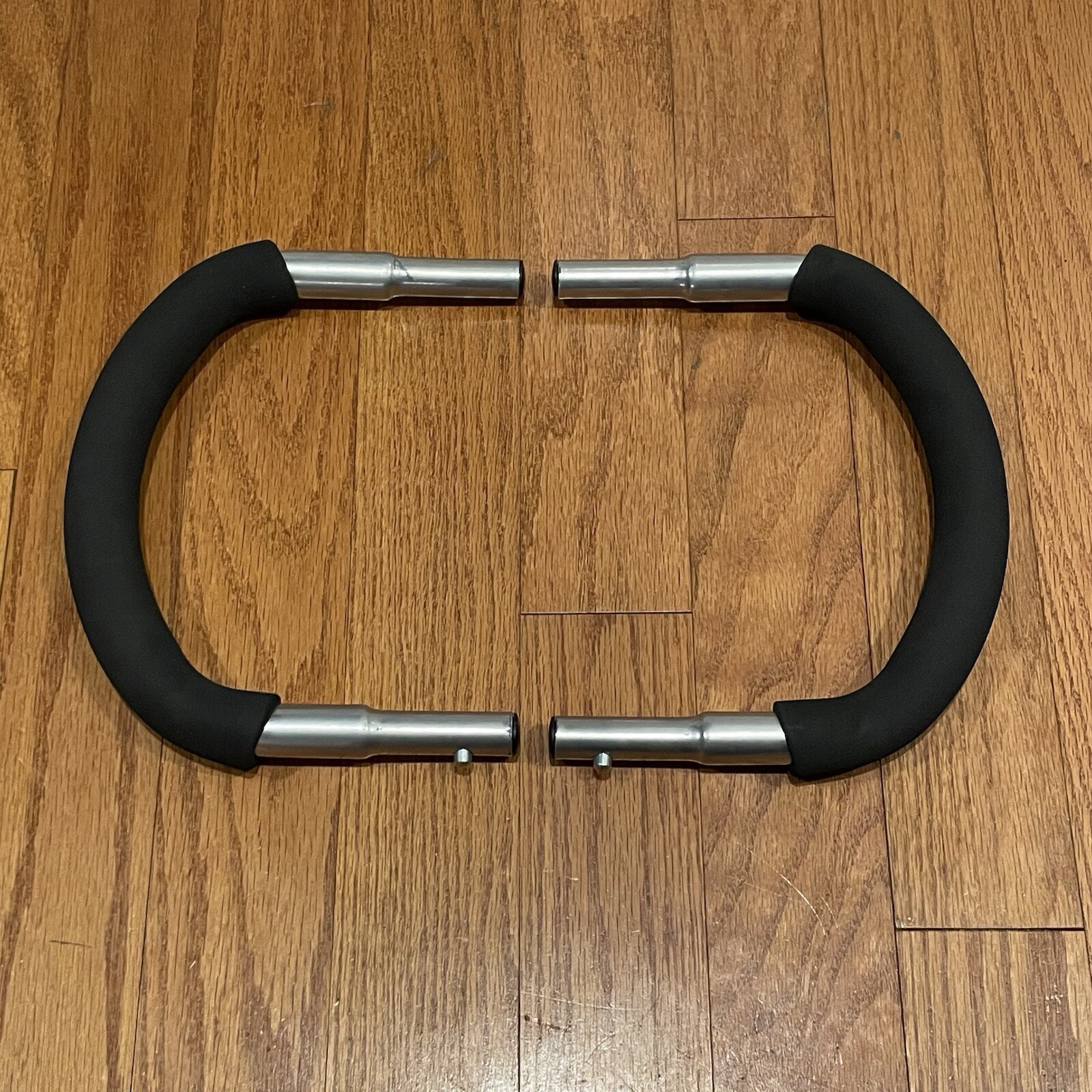 Malibu Pilates Pro Chair Replacement Black Padded Grip Handles Hand Rails