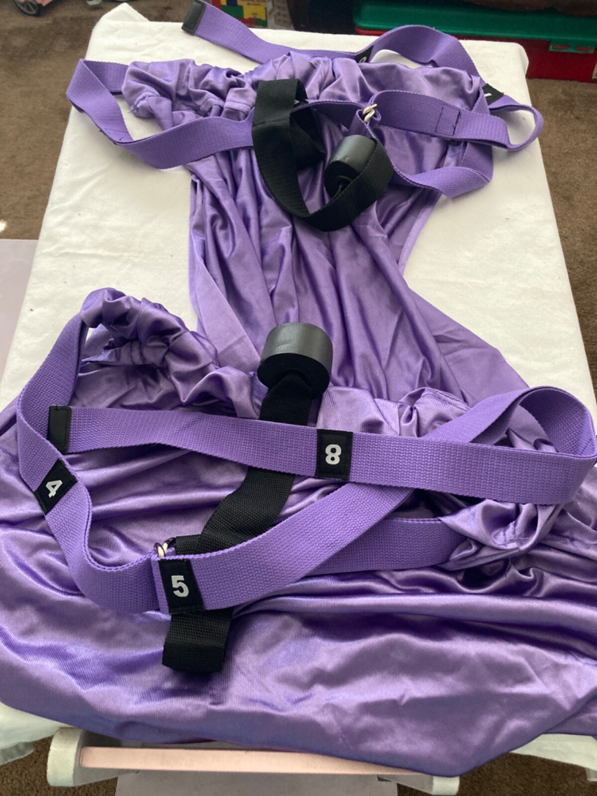 After 20 Yoga Hammock Swing Trapeze Sling Elastic Stretch