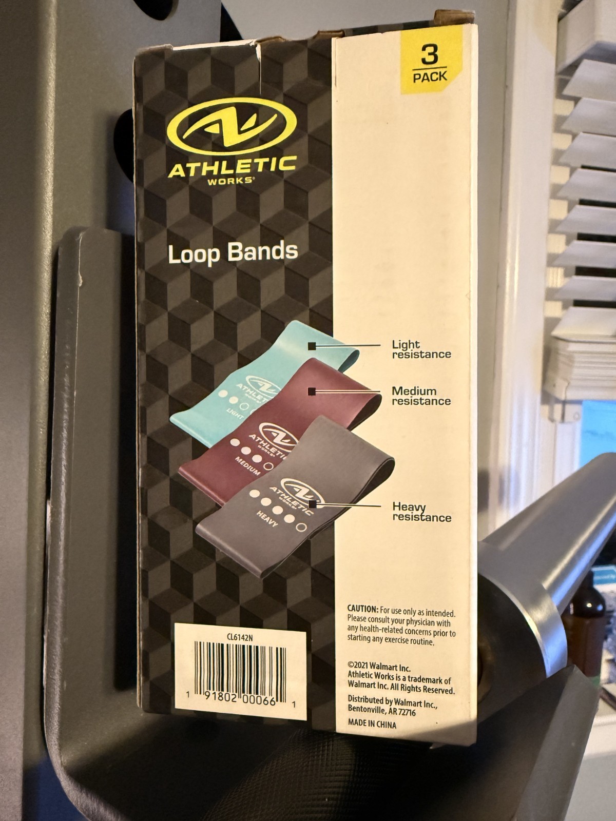 Loop Resistance Bands 3-Pack by Athletic Works – Fitness & Exercise Set