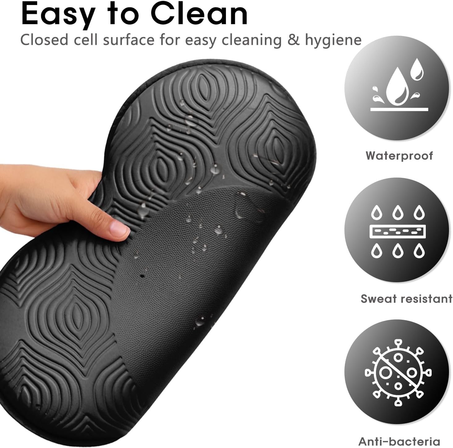 2 Pack Yoga Knee Pads Mat Set – Extra Thick Foam Kneeling Pad Cushion for Knees,