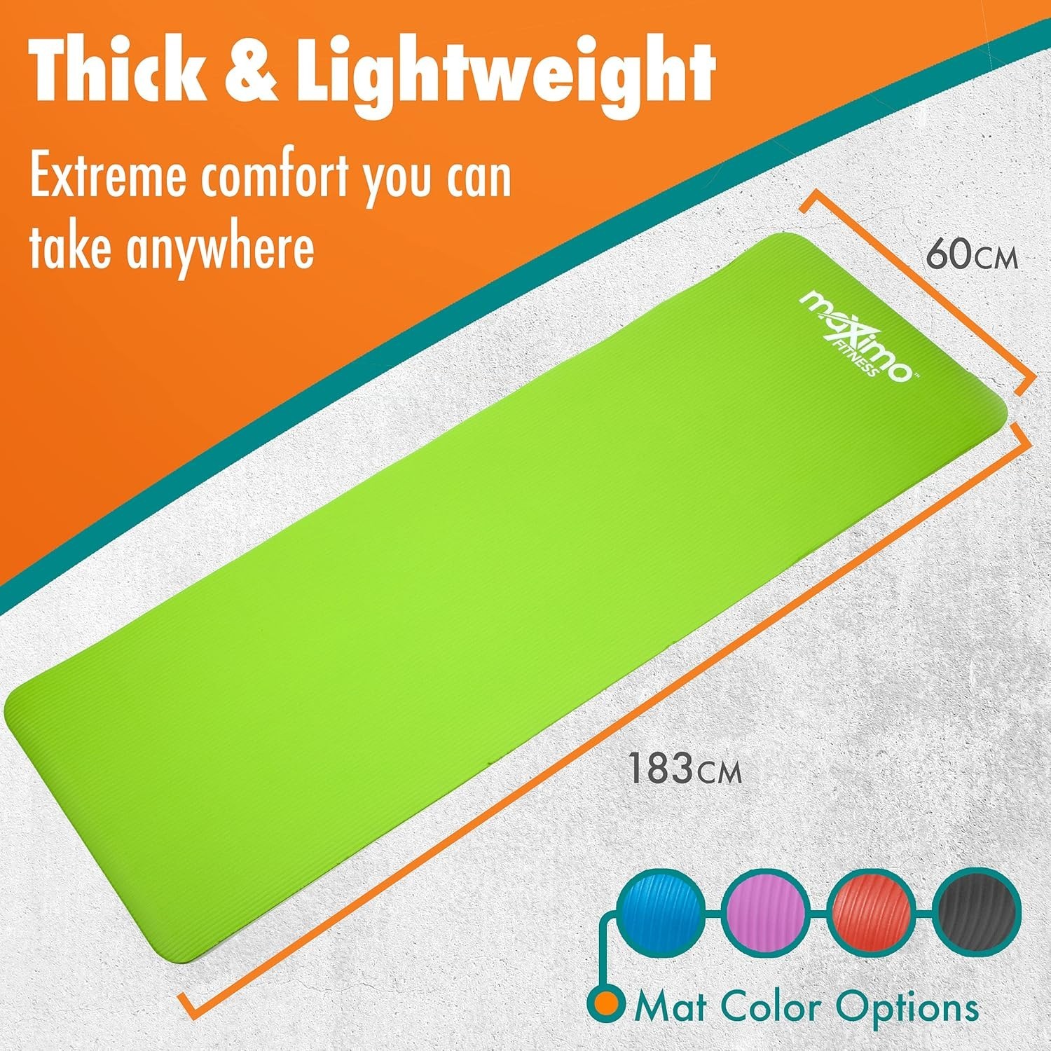 Multipurpose Non-Slip Exercise Mat Set – Ideal for Yoga, Pilates, 2PCs Green