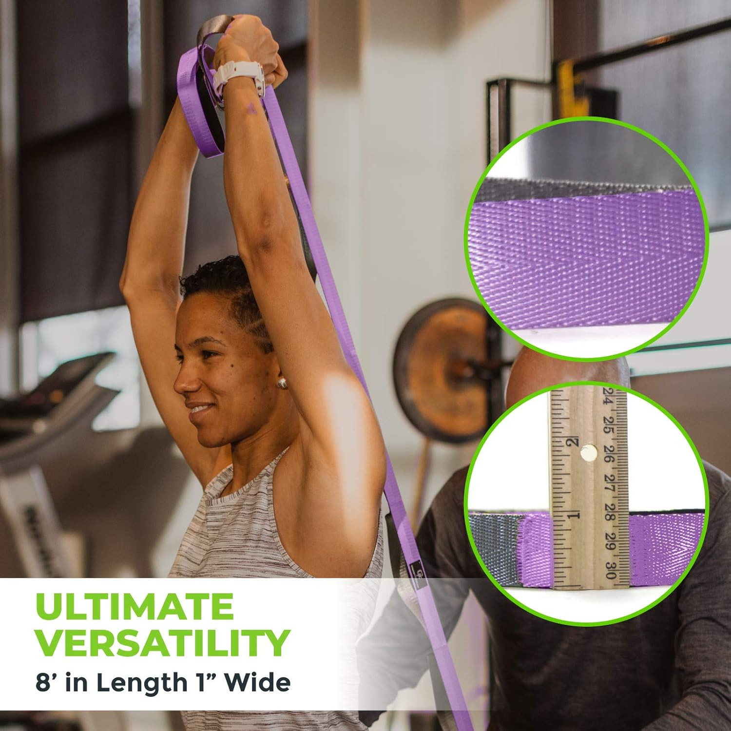 Stretching Strap for Physical Therapy, 12 Multi-Loop Stretch
