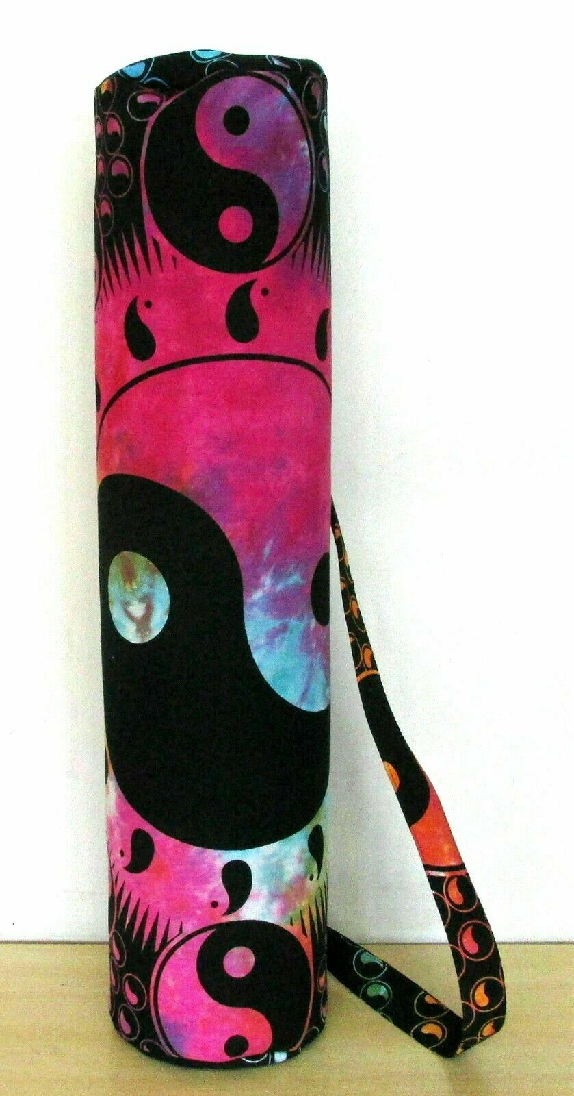 Cotton Mat Handmade Yoga Strap Bag Shoulder Carrier Mandala Hippie Large