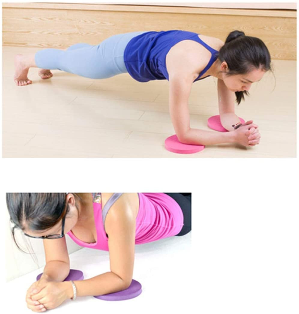 2 Pack Thick Round EVA Foam Yoga Knee Pad Elbow Fitness Anti-Slip Mat Durable