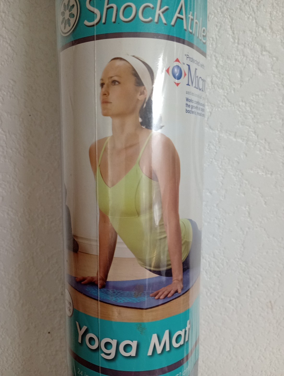 Microban Yoga Mat 24×68&Prime; 3mm. Thick