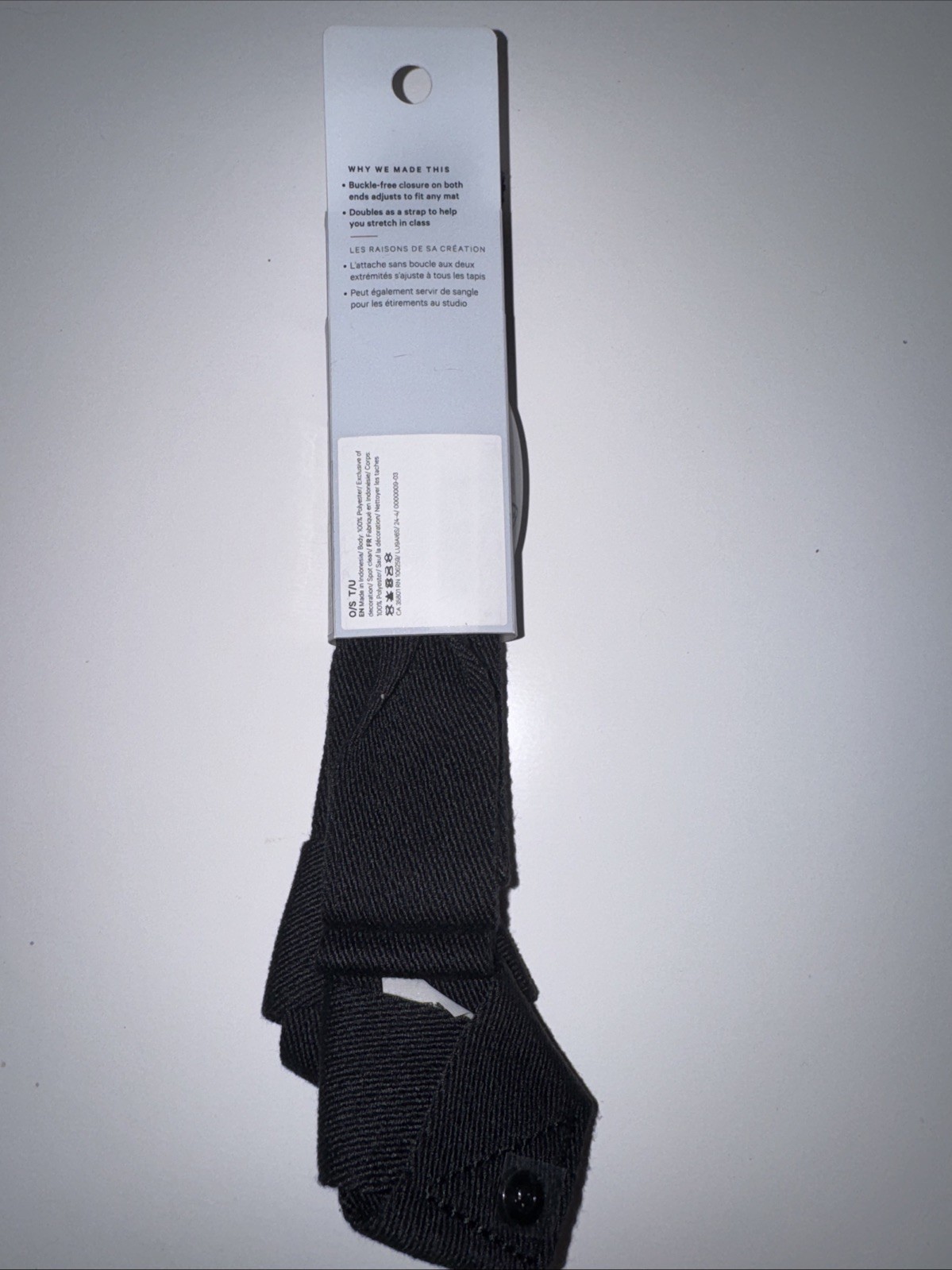 Lululemon Loop It Up Mat Strap Black NEW