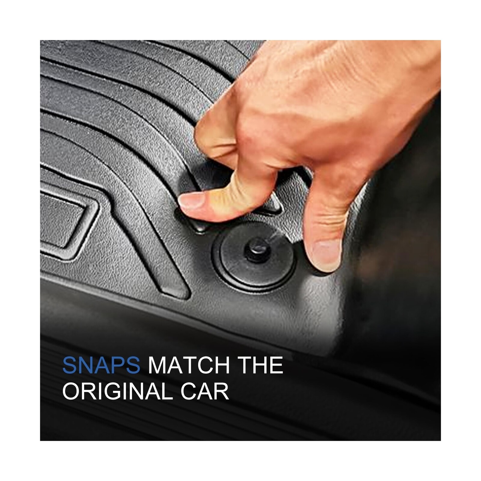 SMABEE Floor Mats & Cargo Liner & Backrest Mats for 2024 2025 Volvo EX30,TPE …