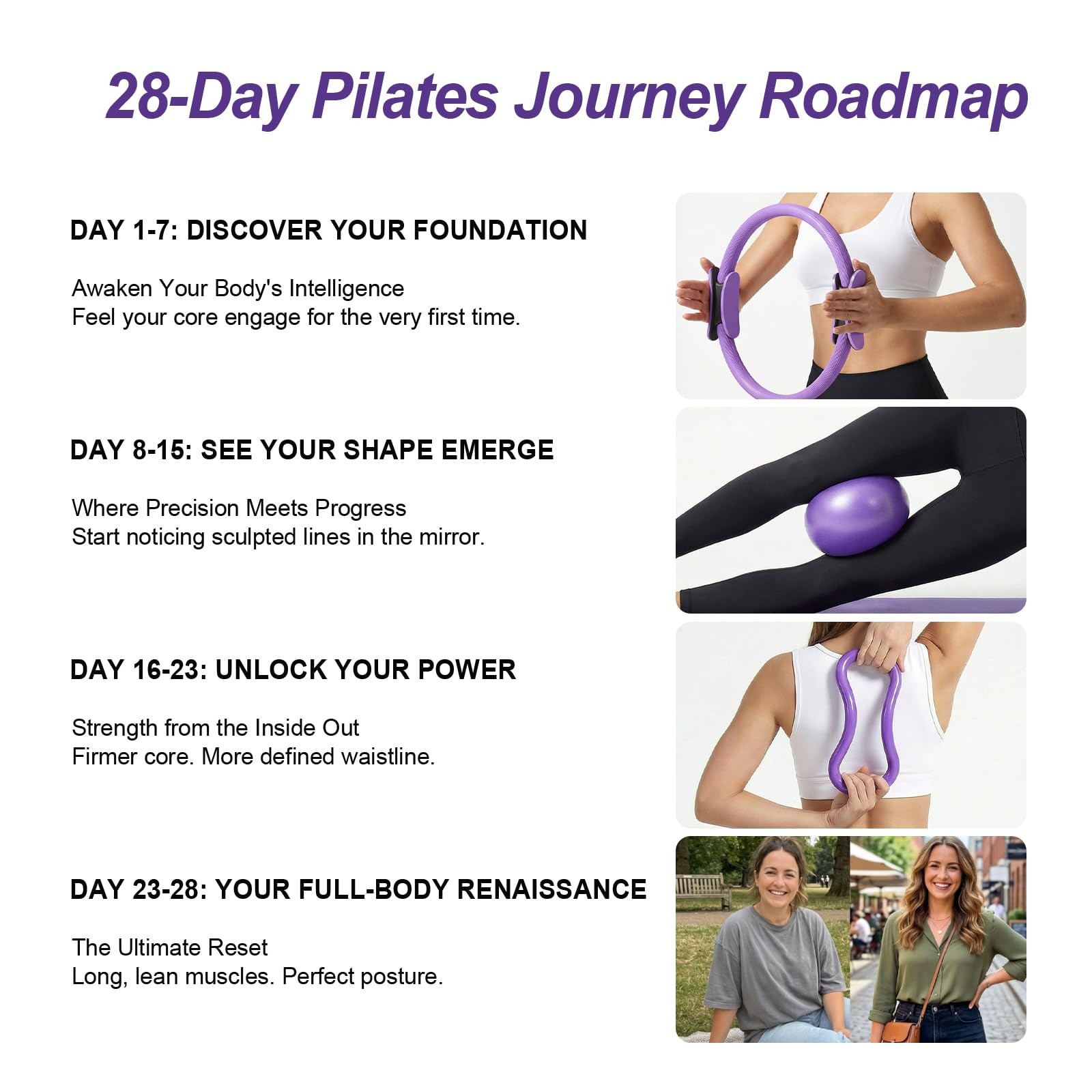 13 Piece Pilates Kit for Women, Home Pilates Ring and Ball Set with 5 Resista…