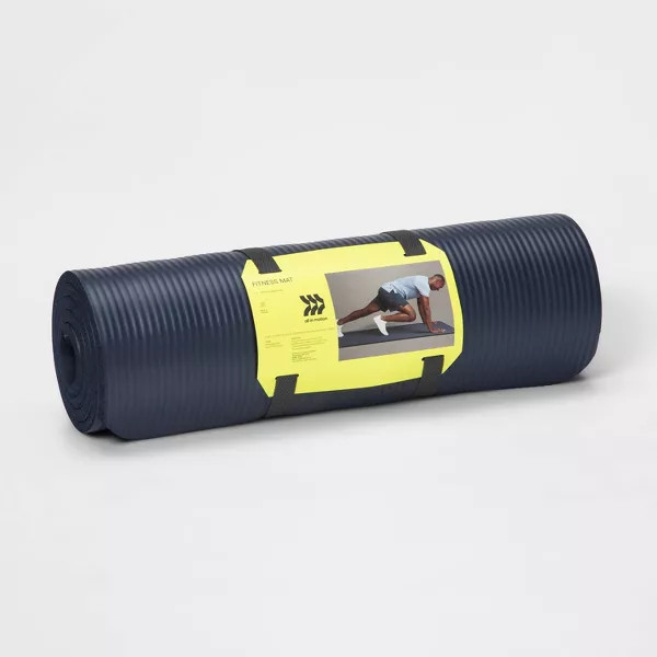 ALL IN MOTION PREMIUM FITNESS MAT 15MM – ALL IN MOTION™ – DARK BLUE