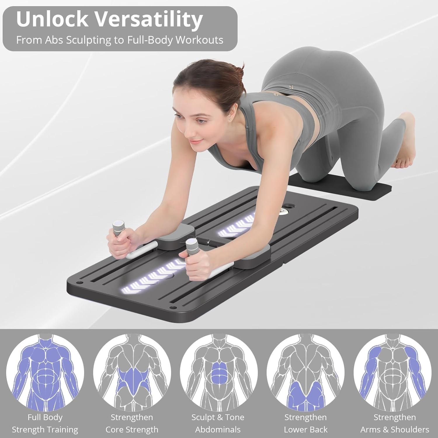JANUA Pilates Board Foldable Reformer 5in1 Sliding