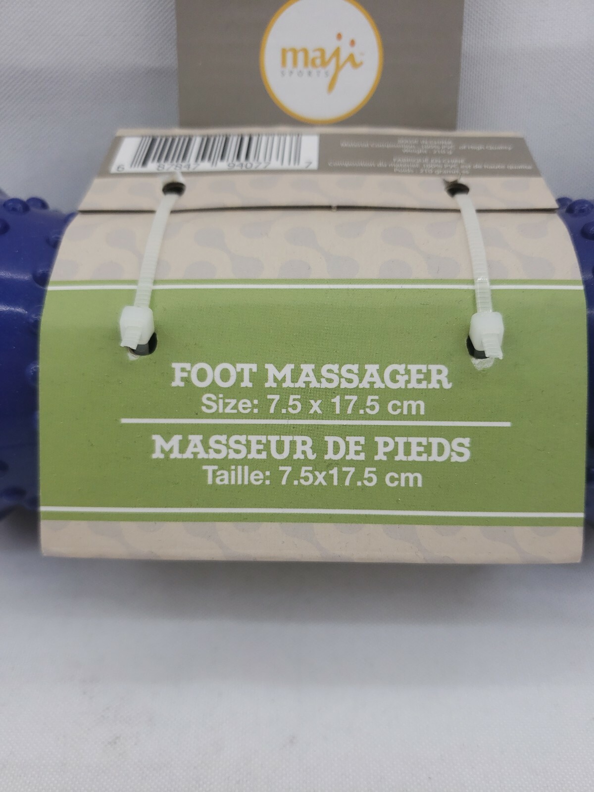 Maji Sports Foot Massager relief for Plantar Fasciitis 7.5 x 17.5 cm Dark Blue