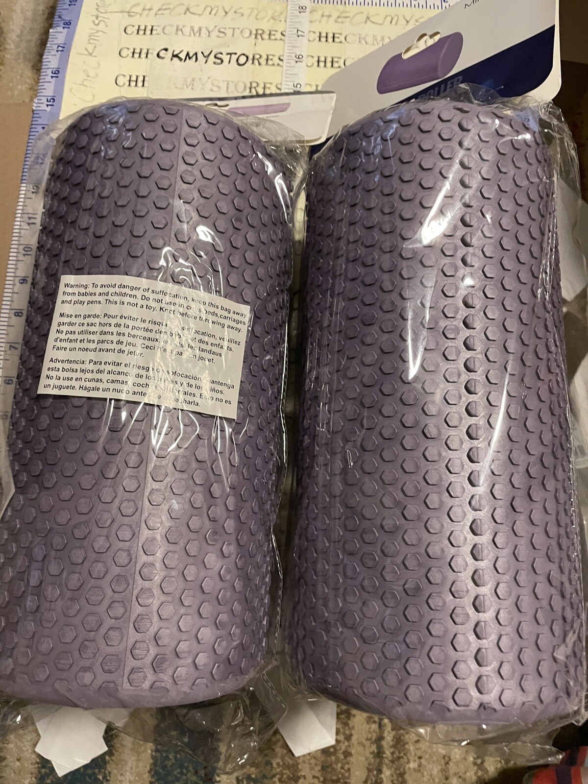 2X New Mind Reader Muscle Roller High Density Round Foam 12”X 6” Diameter