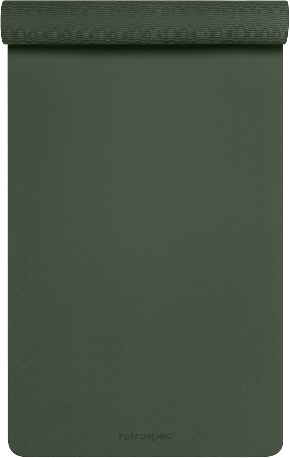 Retrospec Zuma Yoga Mat 6Mm Thick Non-Slip TPE Exercise Mat | Cushioned Workout