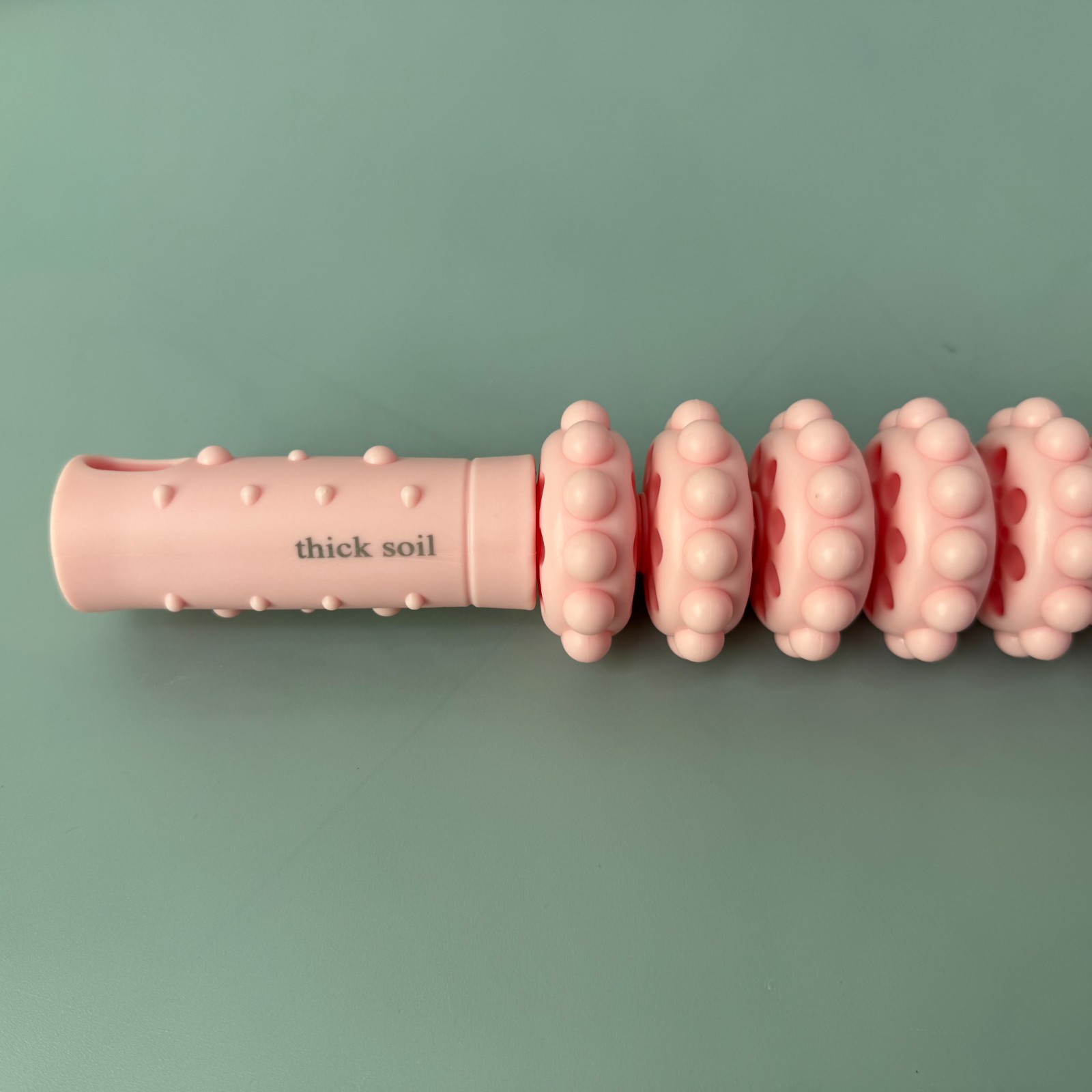 thick soil Massage Sticks, Manual Massage Stick with Multi-Wheel Roller Balls