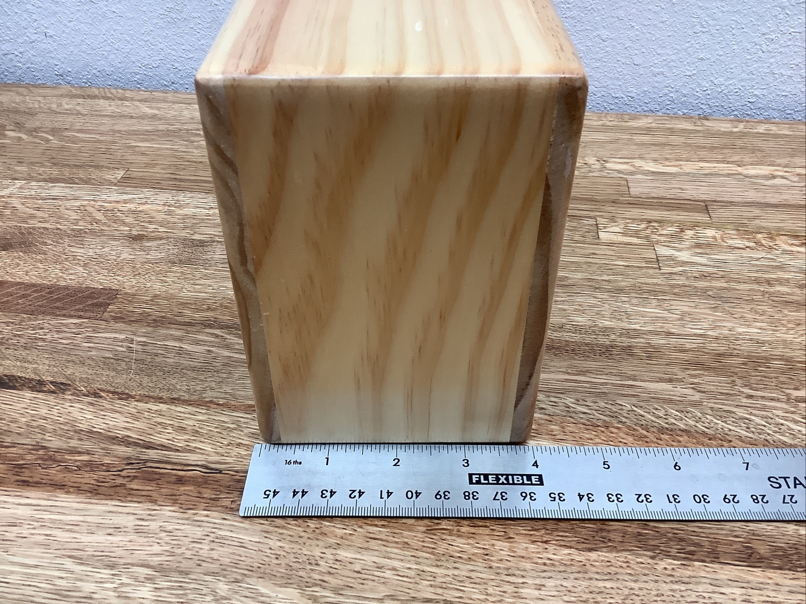 Yoga Accessories 4 Inch Hollow Core Sanded Pine Wood Yoga Block for Fitness (B4)