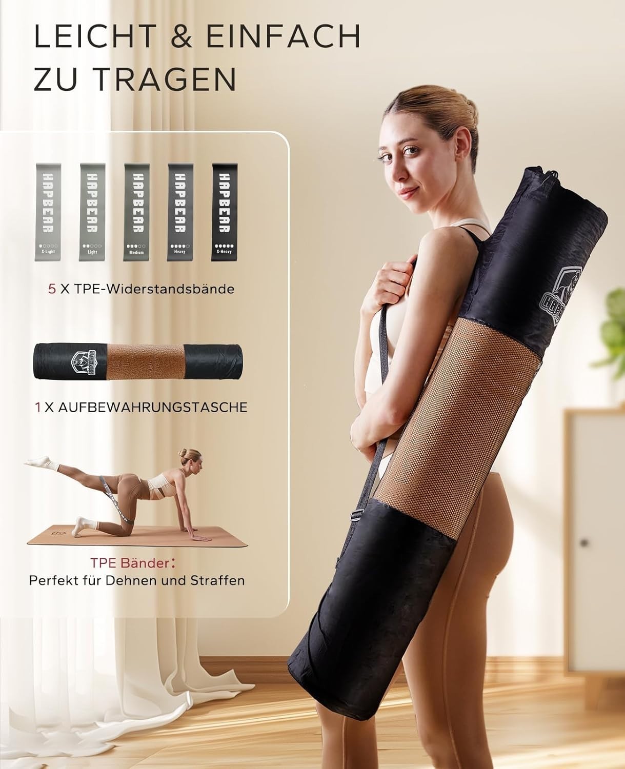 Yoga Mat Cork XXL – Extra Large Yoga Mat Non Slip 183x116cm / 183x92cm -…