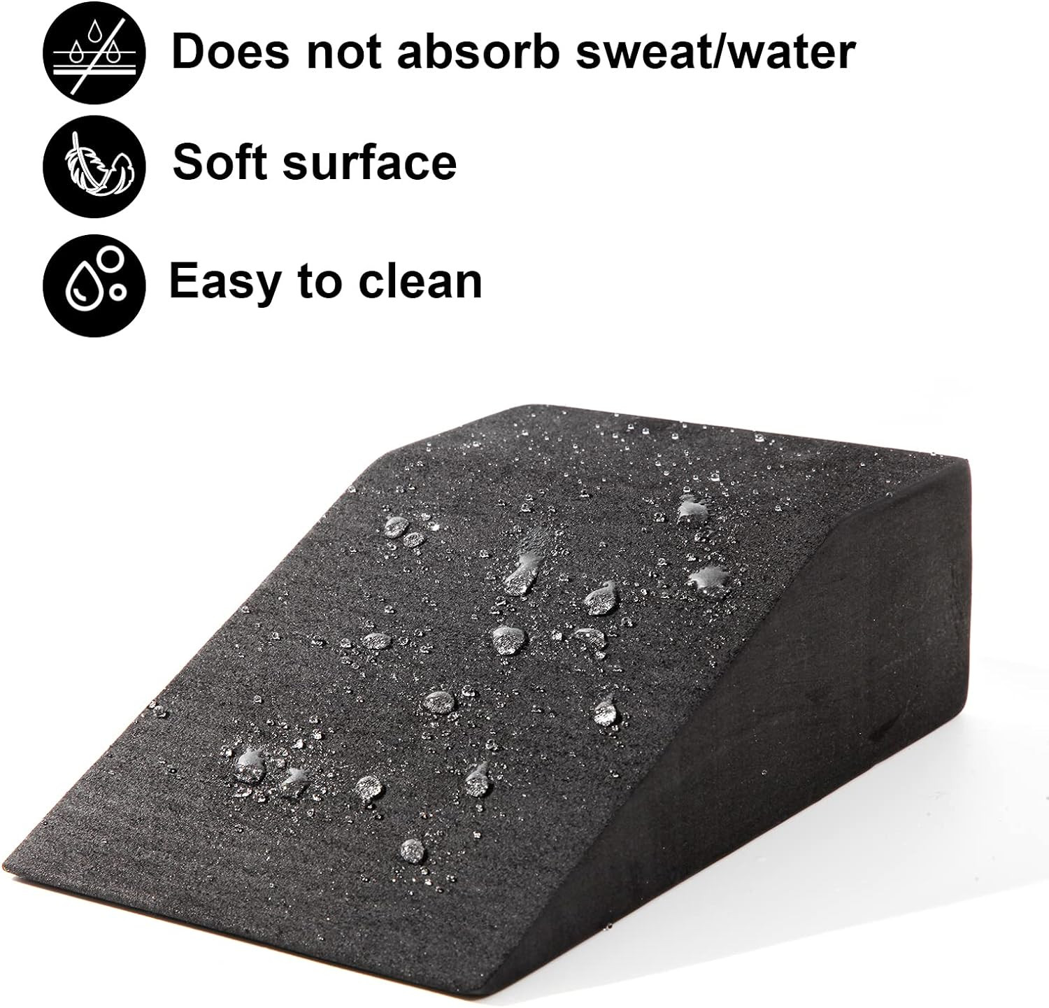2 Pack Yoga Foam Wedges Sland Board Calf Stretching Heel Wedge for Squats