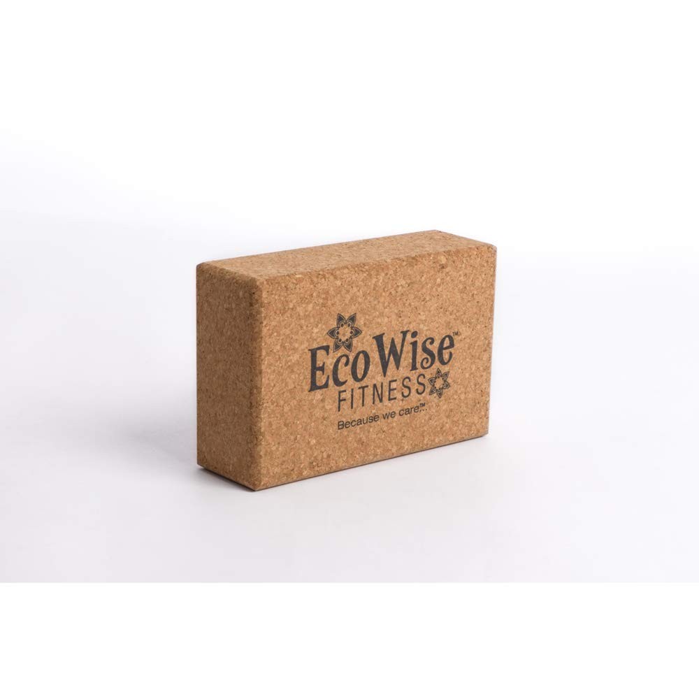 EcoWise 82130 Cork Yoga Block – 3 x 6 x 9 in.
