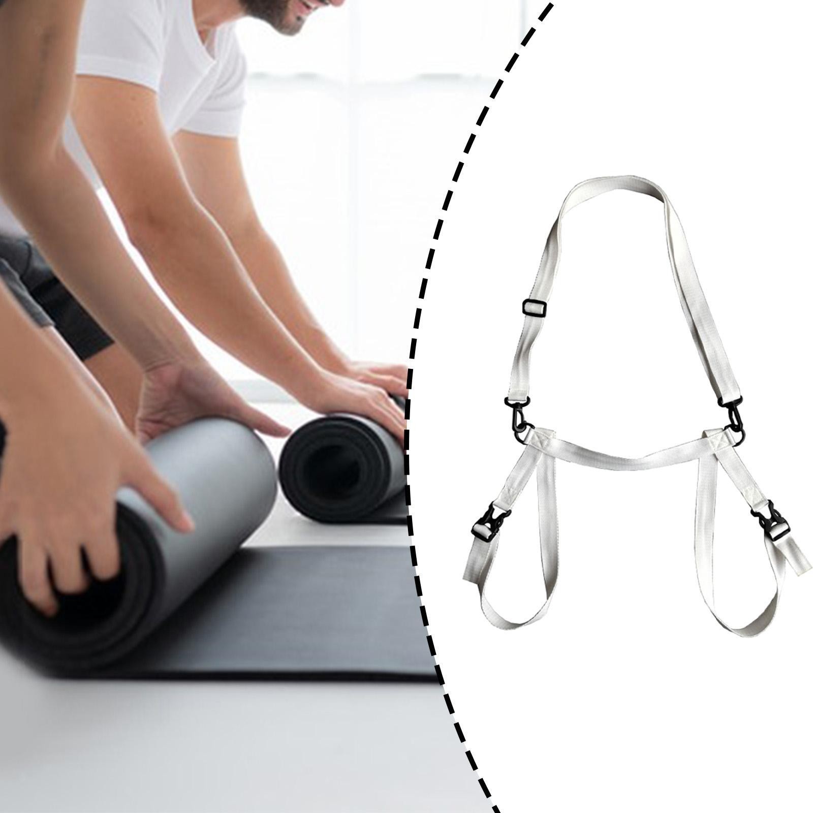 Picnic Blanket Carry Strap Small Rugs Mat Strap for Fitness Camping Gym