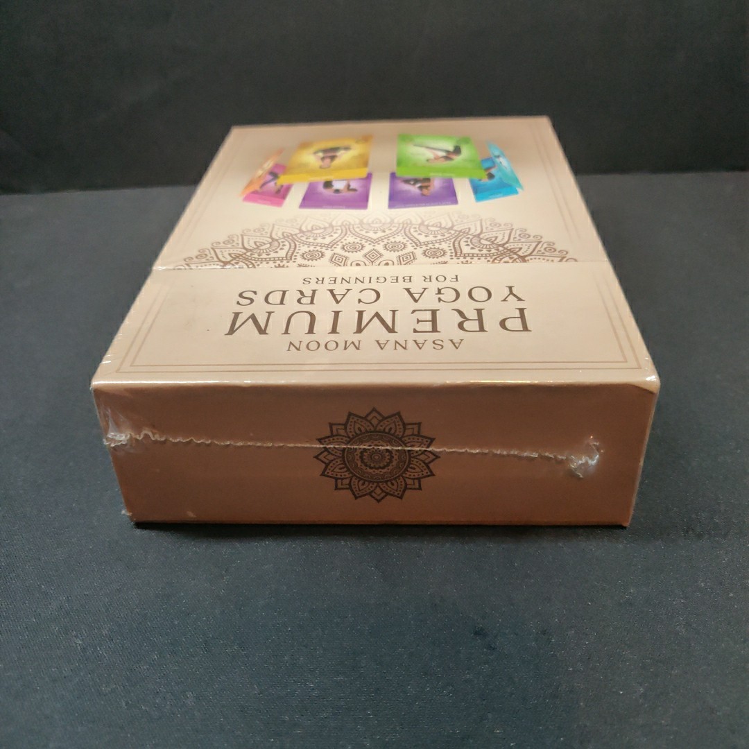 Premium Yoga Cards For Beginners– Deck with 62 Yoga Cards – New Sealed