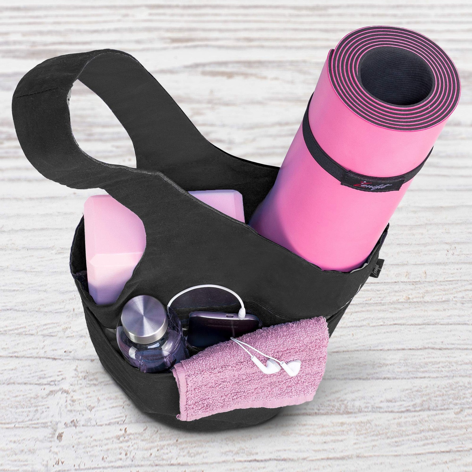 Zenifit Yoga Mat Bag – Versatile Yoga Bag with Mat Straps & Storage Pockets, …