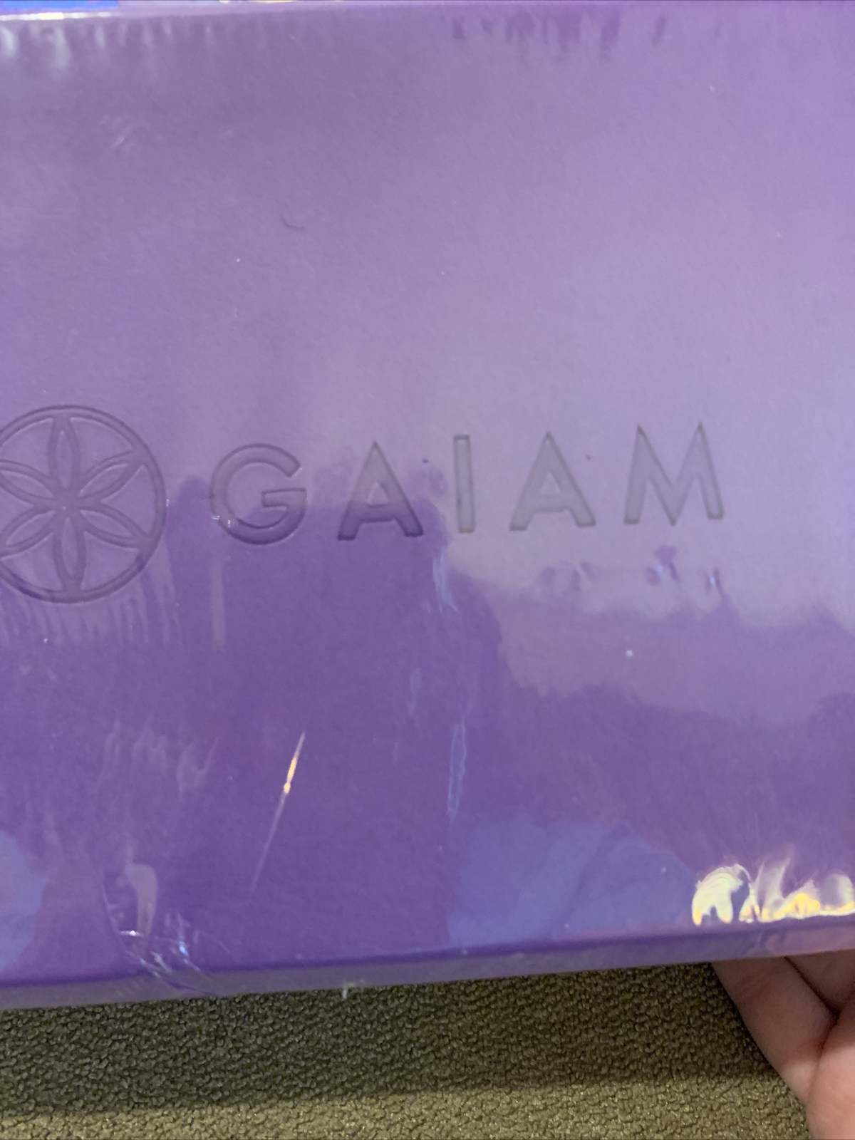 Gaiam Foam Yoga Exercise Block Solid Purple 9&Prime; X 6&Prime; X 4&Prime; (CT)