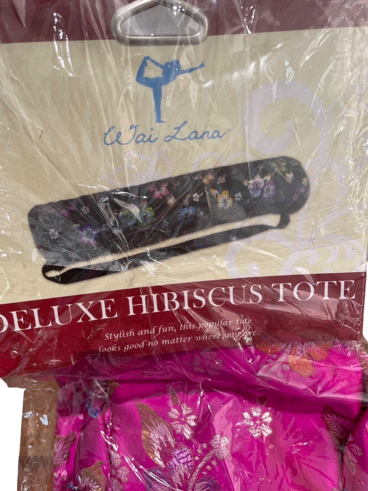 Wai Lana Deluxe Hibiscus Tote Bag for Yogi Mat