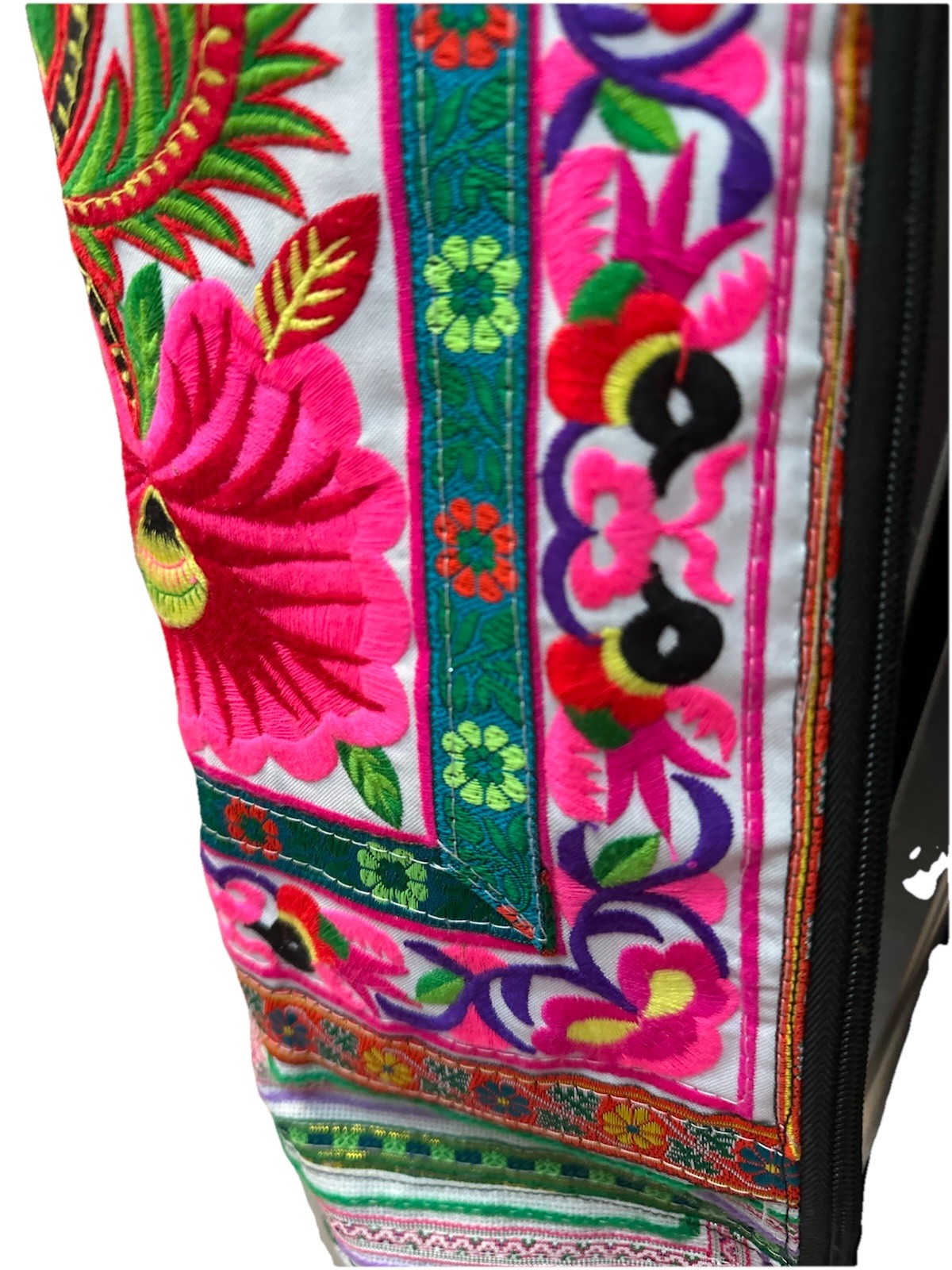 Yoga Mat Dogma Tapestry Embroidery Carrier Bag Colorful Adjustable BNWOT Nice