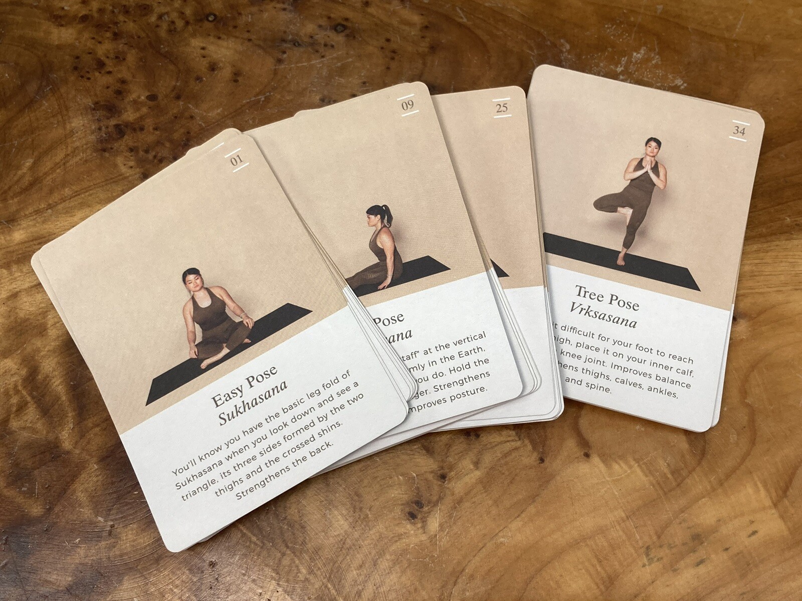 Yoga Deck 52 Yoga Poses Cards For Beginners Luckies Calm Club Relaxation