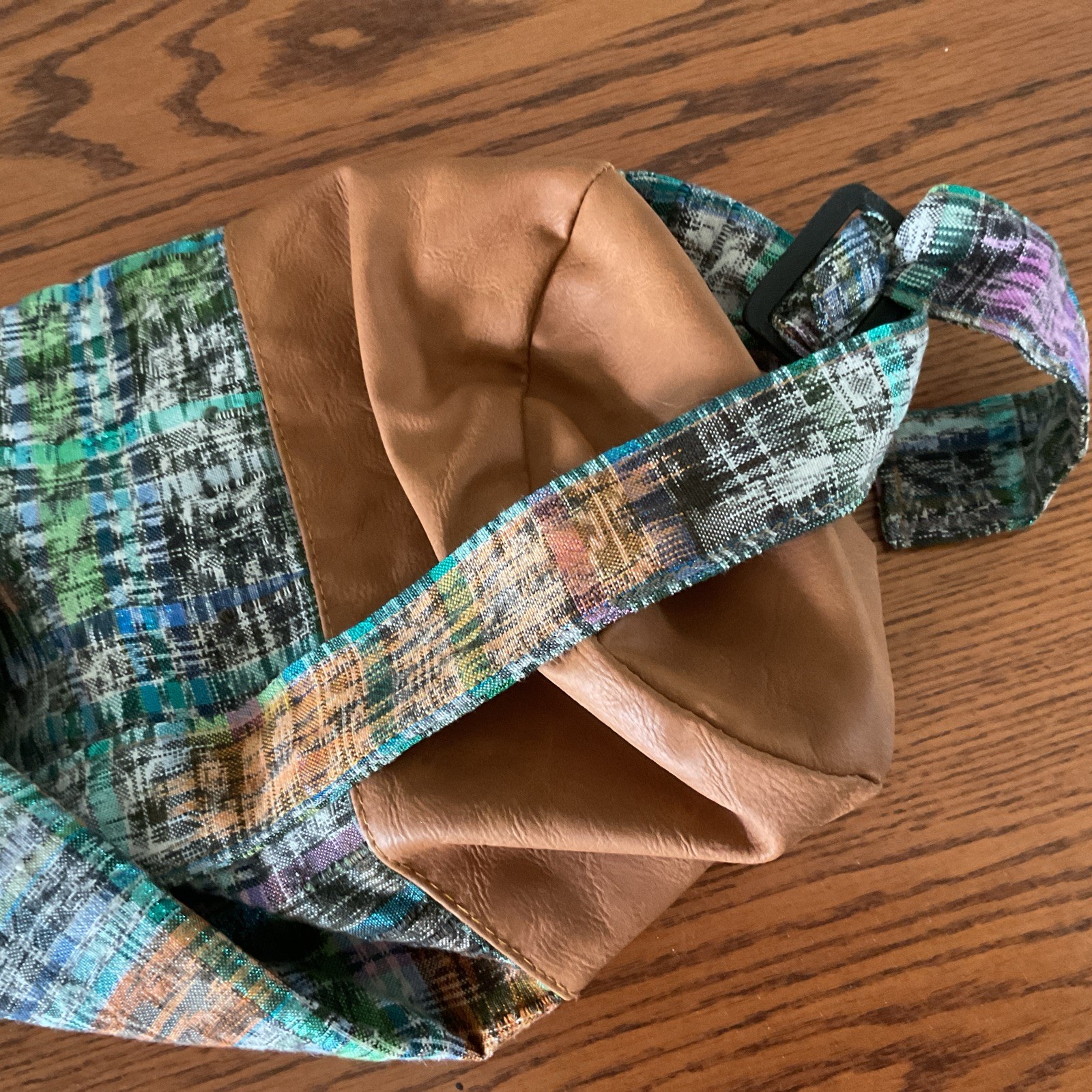 Yoga Mat Carry Bag One-of-a-Kind Fabric Yoga Mat Bag, Multicolor