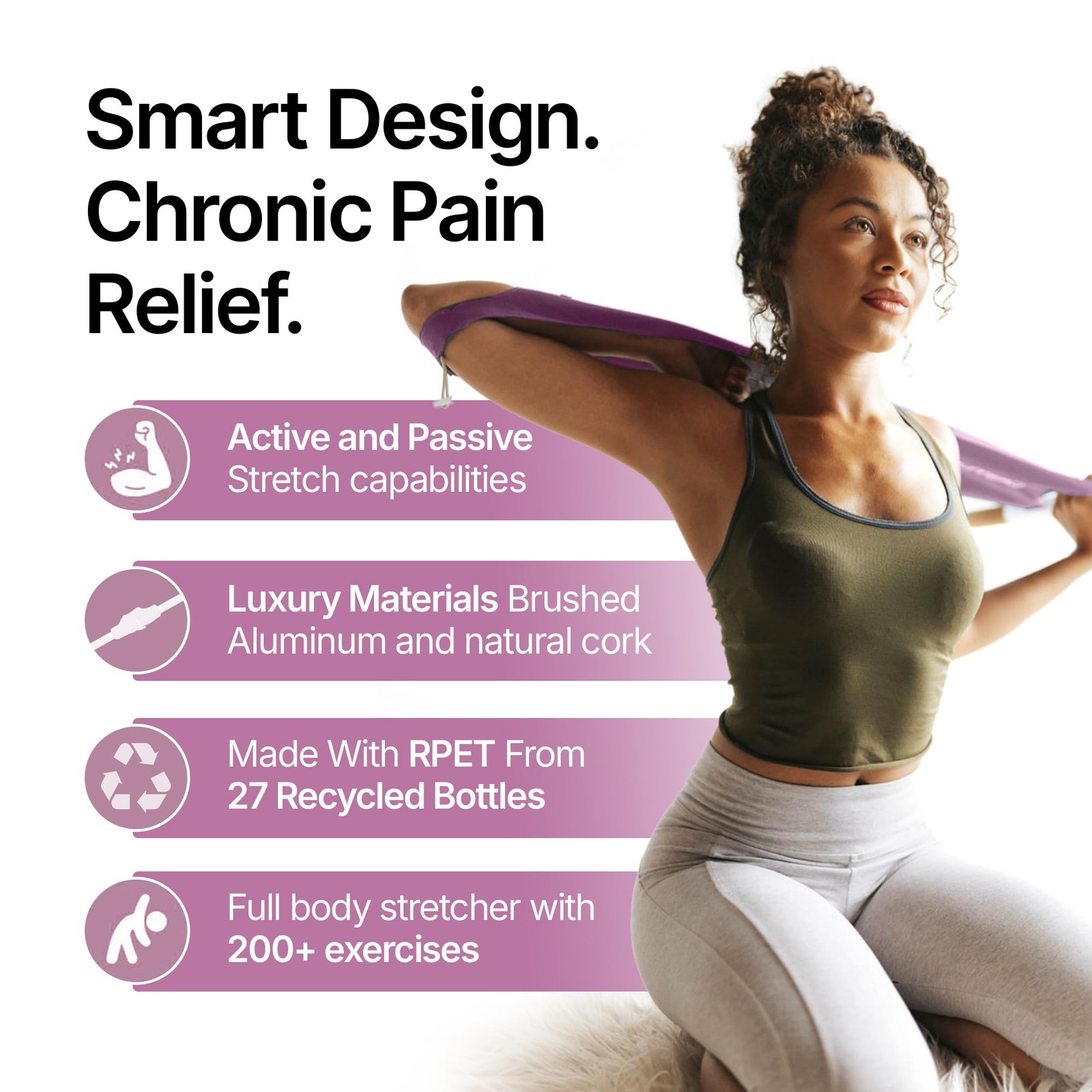 CastleFlexx Mobility and Full Body Strengthening Device | Non-Elastic Stretch…