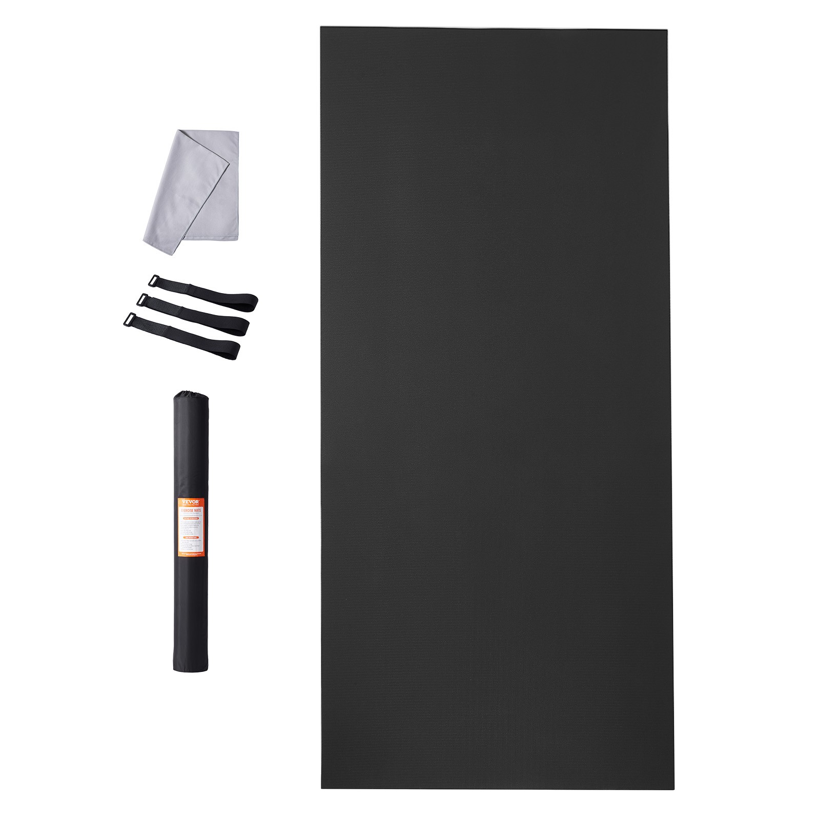 VEVOR Exercise Mat Non Slip Yoga Mat Gym Fitness Pilate Workout Mat (12x6ft)