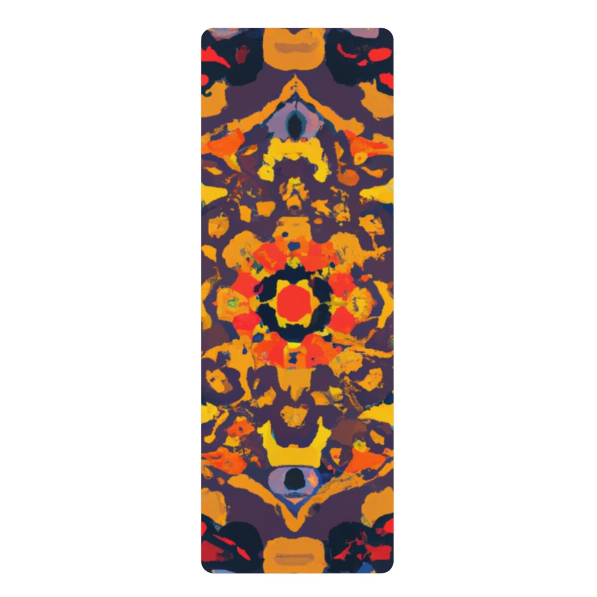 Nirvana Swamy – Psychedelic Yoga Exercise Workout Mat – 24″ x 68&Prime;