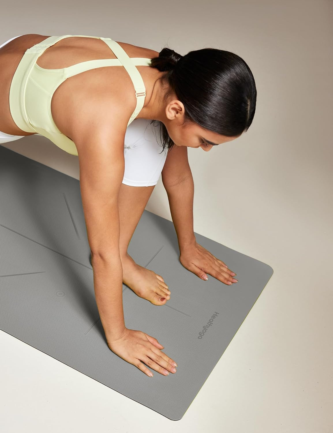 Yoga Mat Non Slip TPE Pilates Exercise Mats for Home Workout Gym Fitness Eco Fri