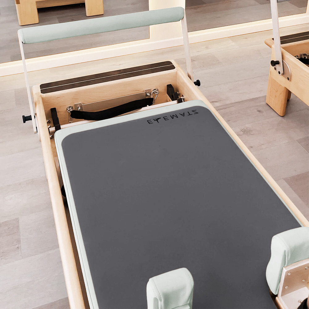 Gray Pilates Reformer Mat