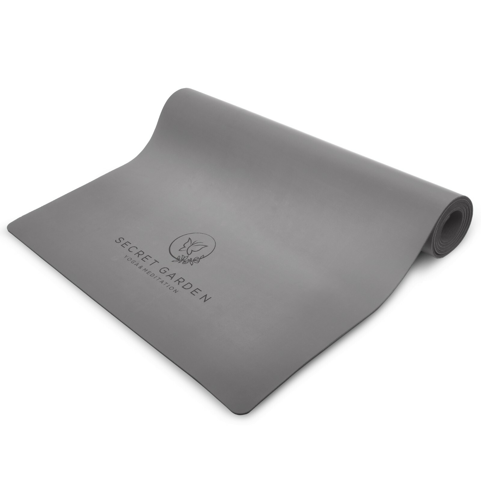 Secret Garden Blossom Yoga Mat _ PU leather &Natural Rubber Mat (5mm Thickness)