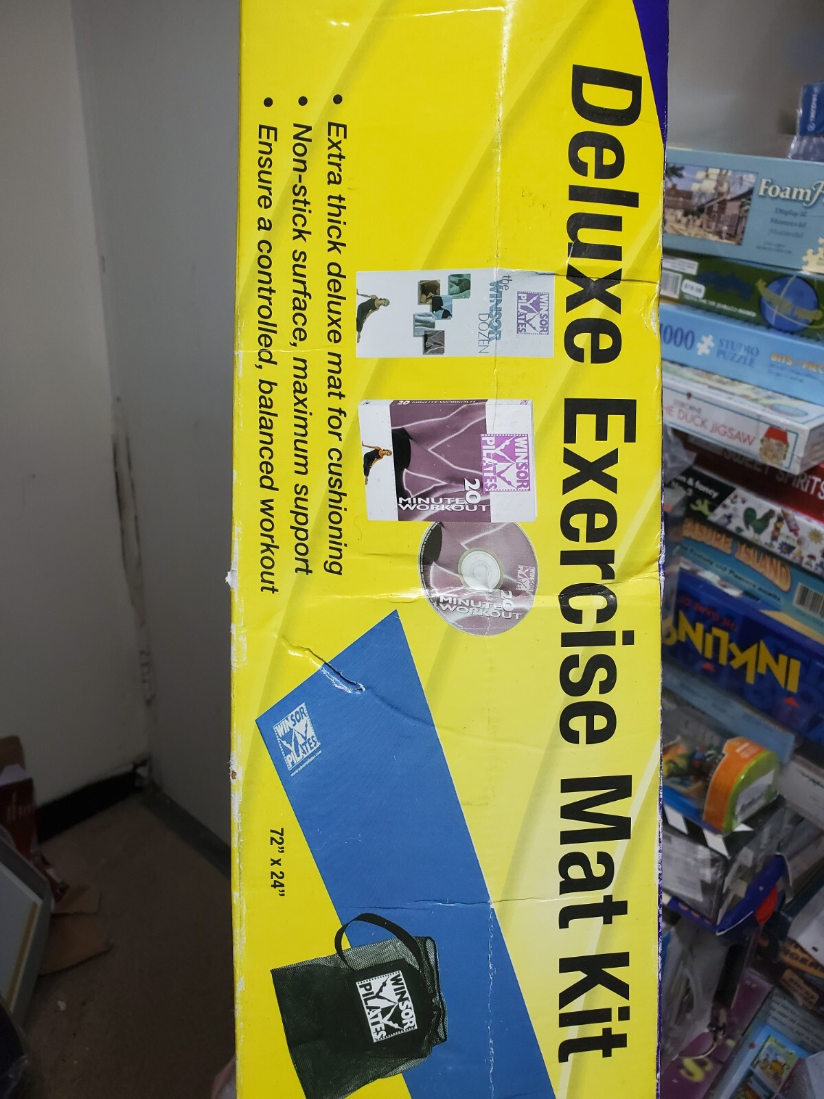 Daisy Fuentes Deluxe Exercise Mat Kit Winsor Pilates