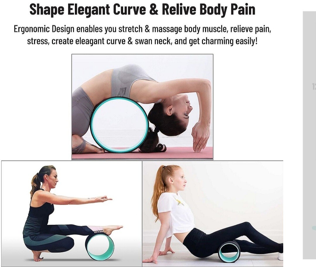 Traakk 3in1 Yoga Wheel, Set of 3
